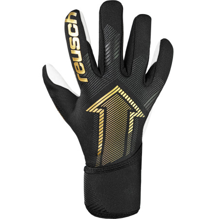 Gants gardien junior Reusch Fastgrip Gold noir or