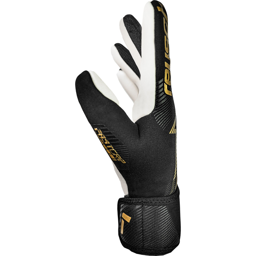 Gants gardien junior Reusch Fastgrip Gold noir or