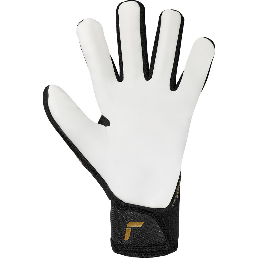 Gants gardien junior Reusch Fastgrip Gold noir or