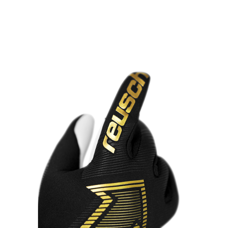 Gants gardien junior Reusch Fastgrip Gold noir or