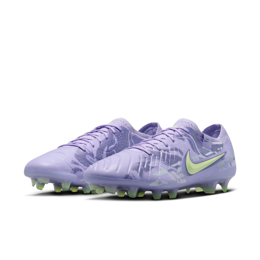 Nike Tiempo Legend 10 Elite FG violet vert