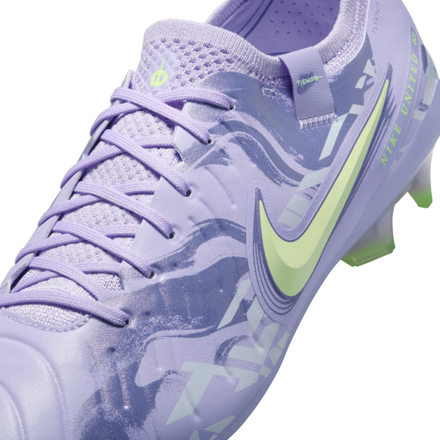 Nike Tiempo Legend 10 Elite FG violet vert