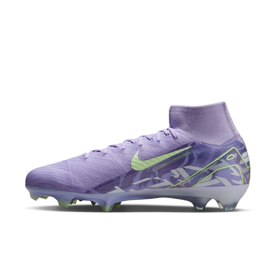 Nike Air Zoom Mercurial Superfly 10 Elite FG violet vert