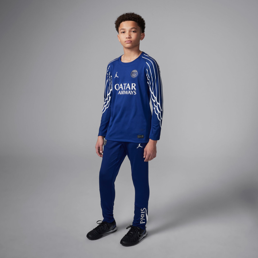 Pantalon survêtement junior PSG Strike bleu blanc