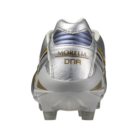 Mizuno Morelia DNA Japan Elite FG argent or