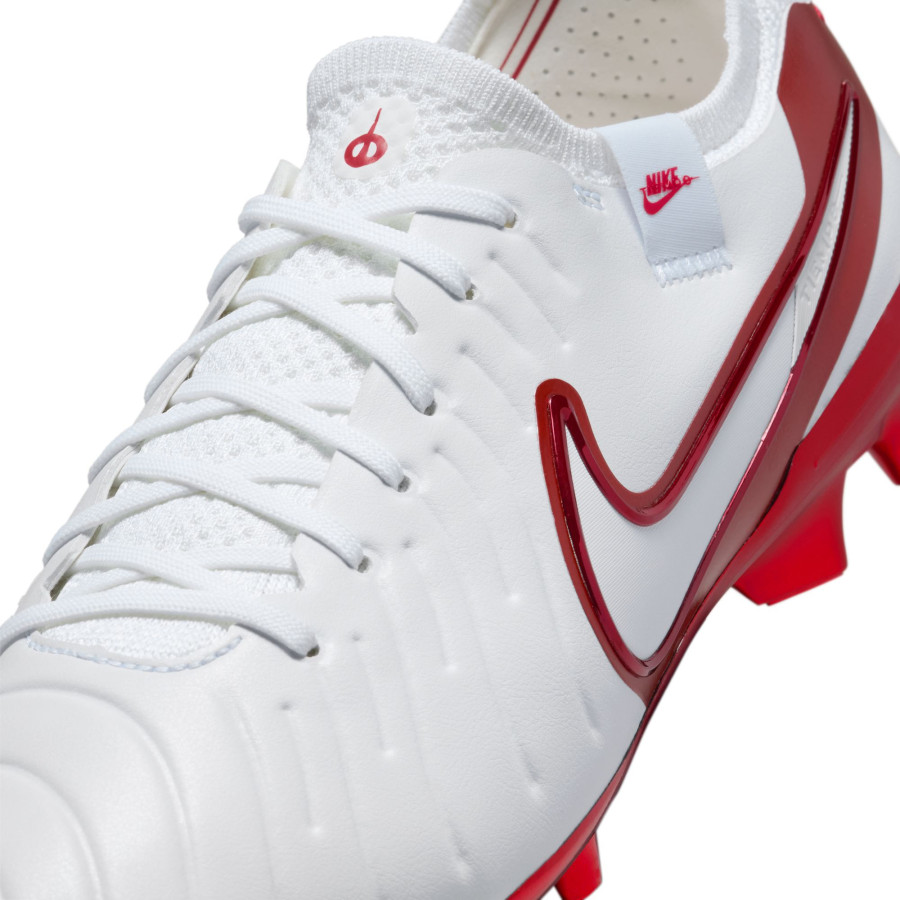 Nike Tiempo Legend 10 Elite FG blanc rouge