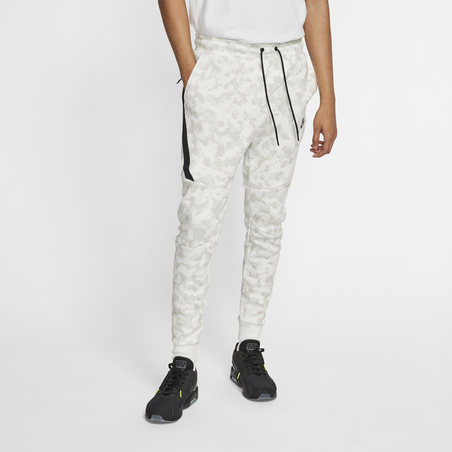 Pantalon survêtement Nike TechFleece blanc