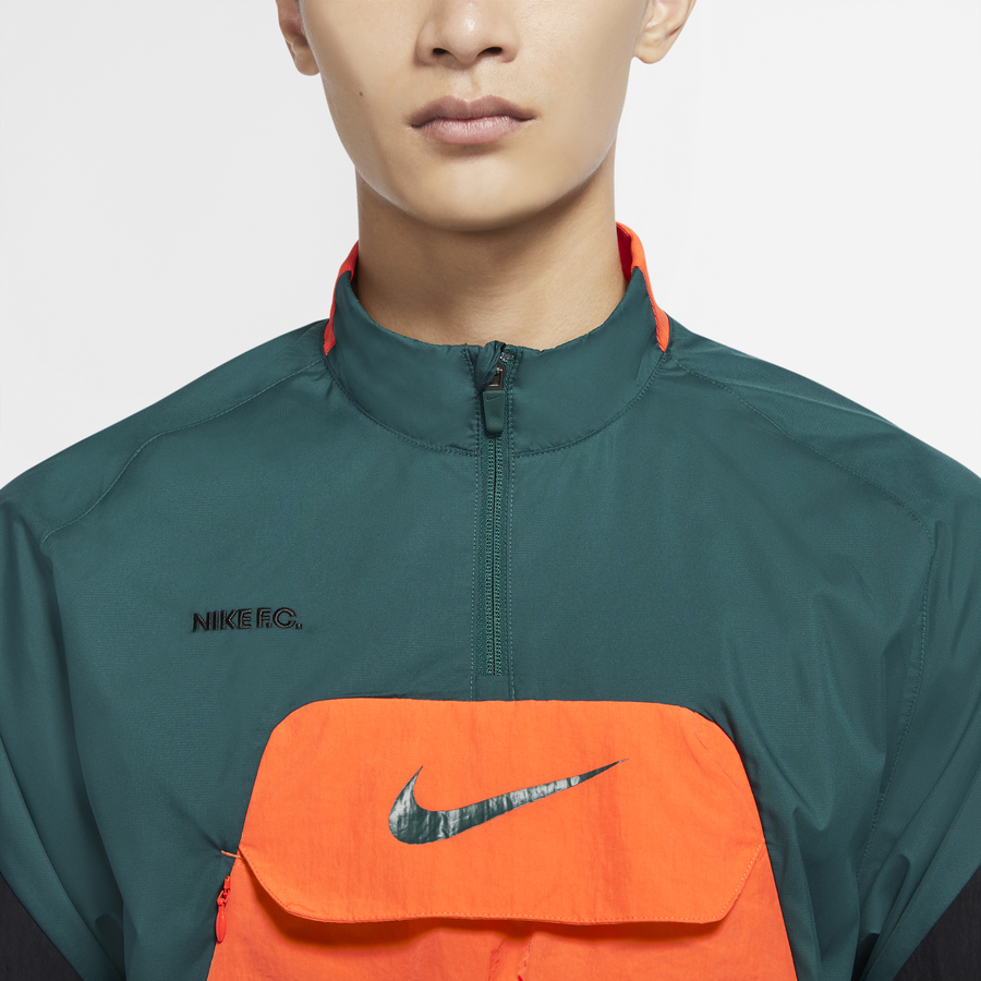 Anorak Nike F.C. vert orange