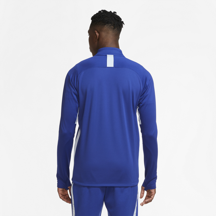 Sweat zippé Nike Academy bleu blanc