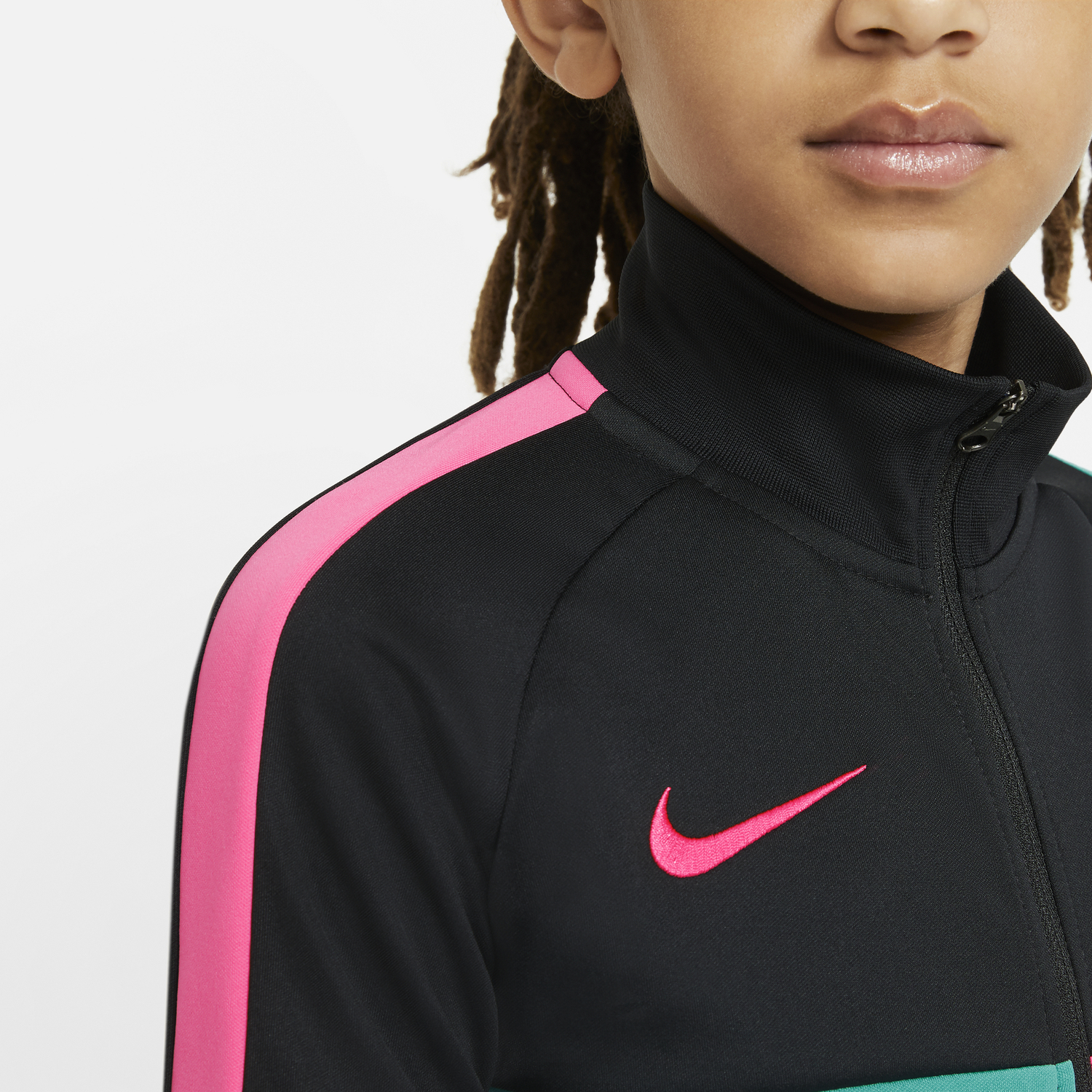 Veste de survêtement Nike SPORTSWEAR HERITAGE Junior - Rose - Manches  longues - Multisport - Football