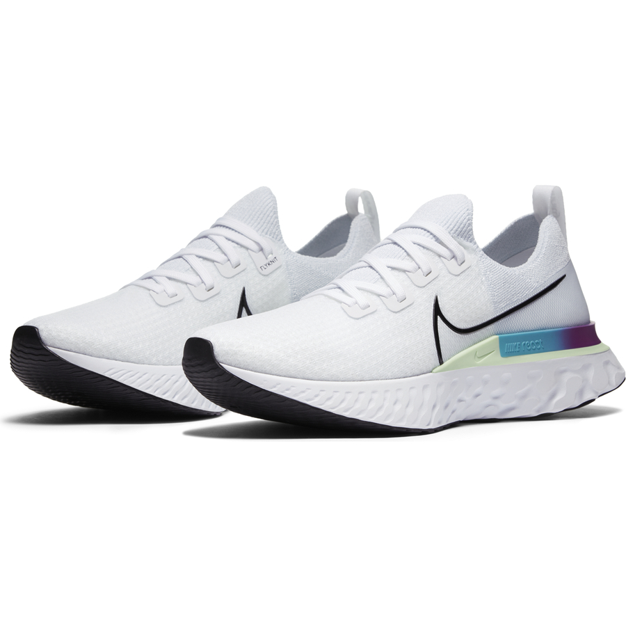 Nike epic react flyknit blanche online