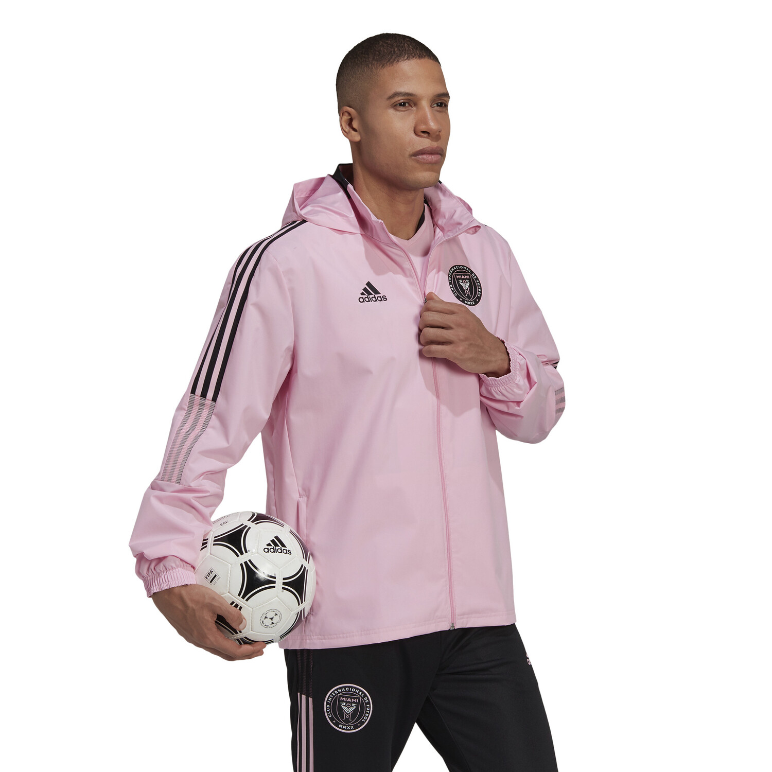 Veste imperméable Inter Miami rose 2020/21 sur Foot.fr