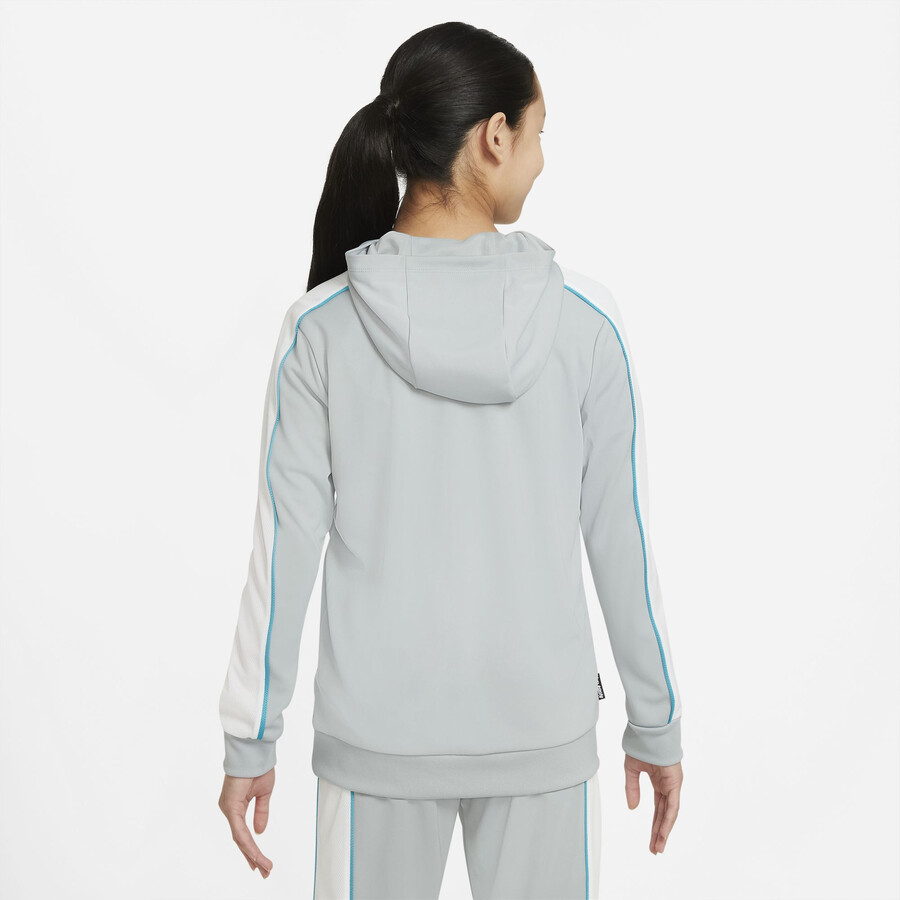 Sweat à capuche junior Nike Academy gris bleu
