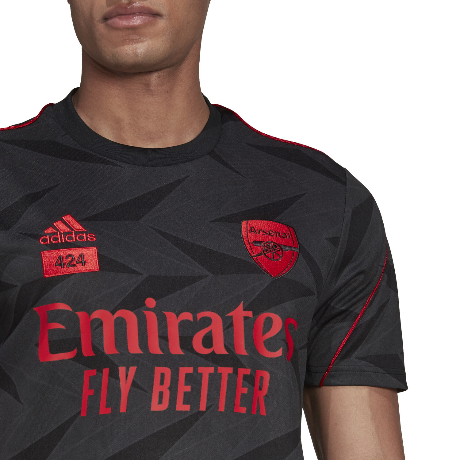 Maillot Arsenal X 424 Edition Limitée noir rouge sur Foot.fr