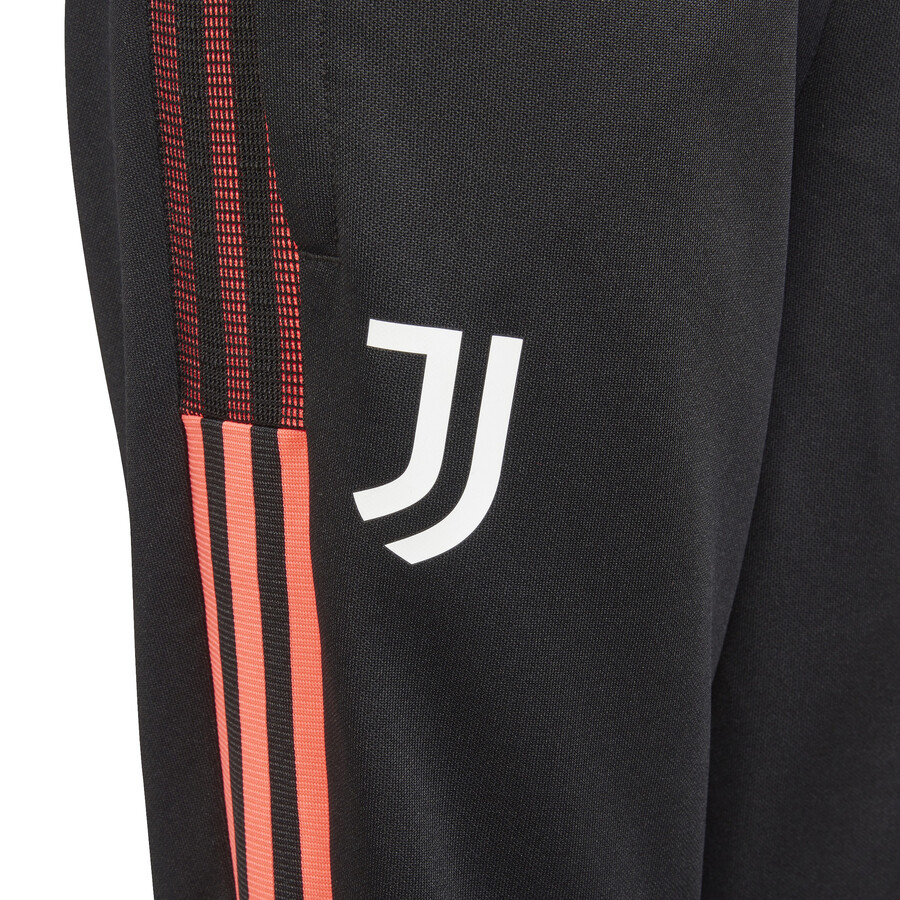 Pantalon survêtement junior Juventus noir rose 2021/22