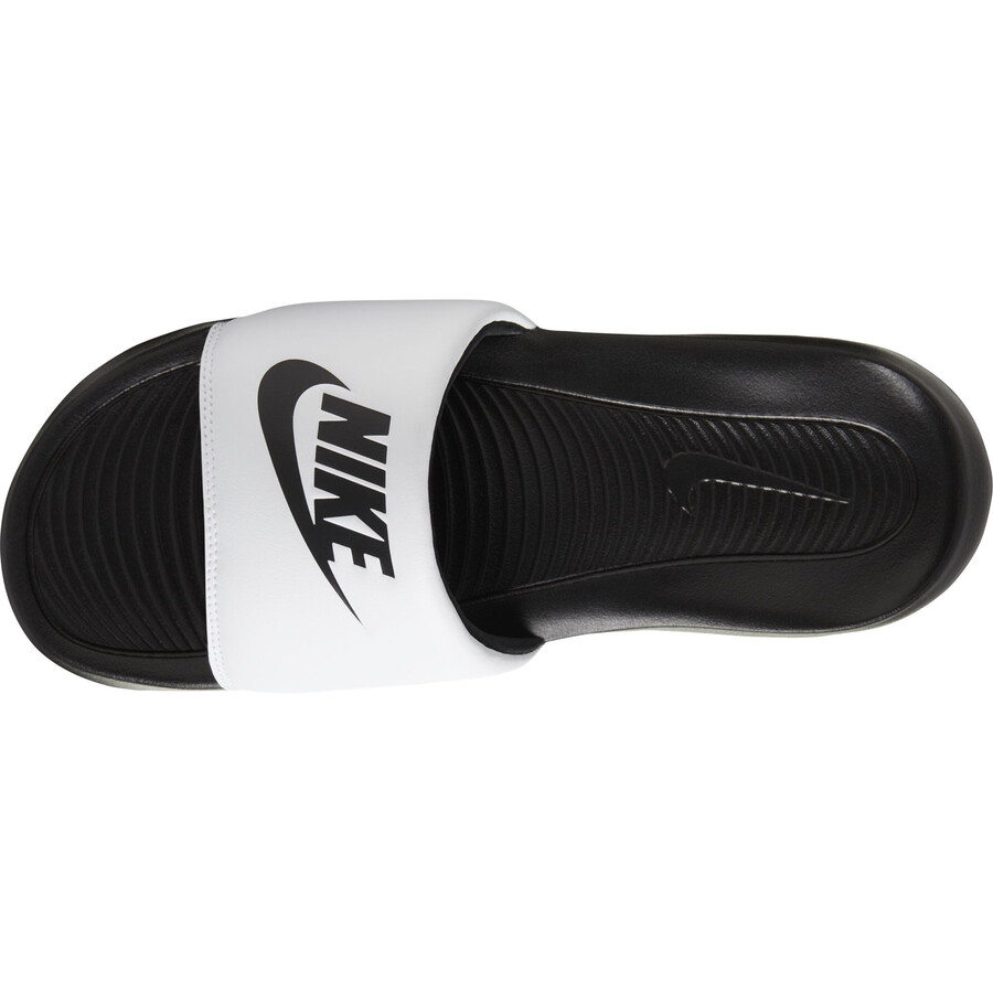 Sandales Nike Victori One blanc noir