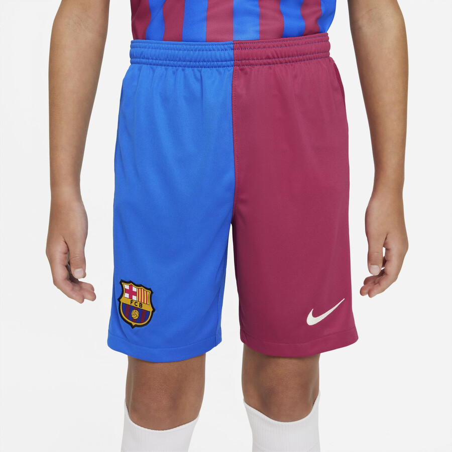 Short junior FC Barcelone domicile 2021/22