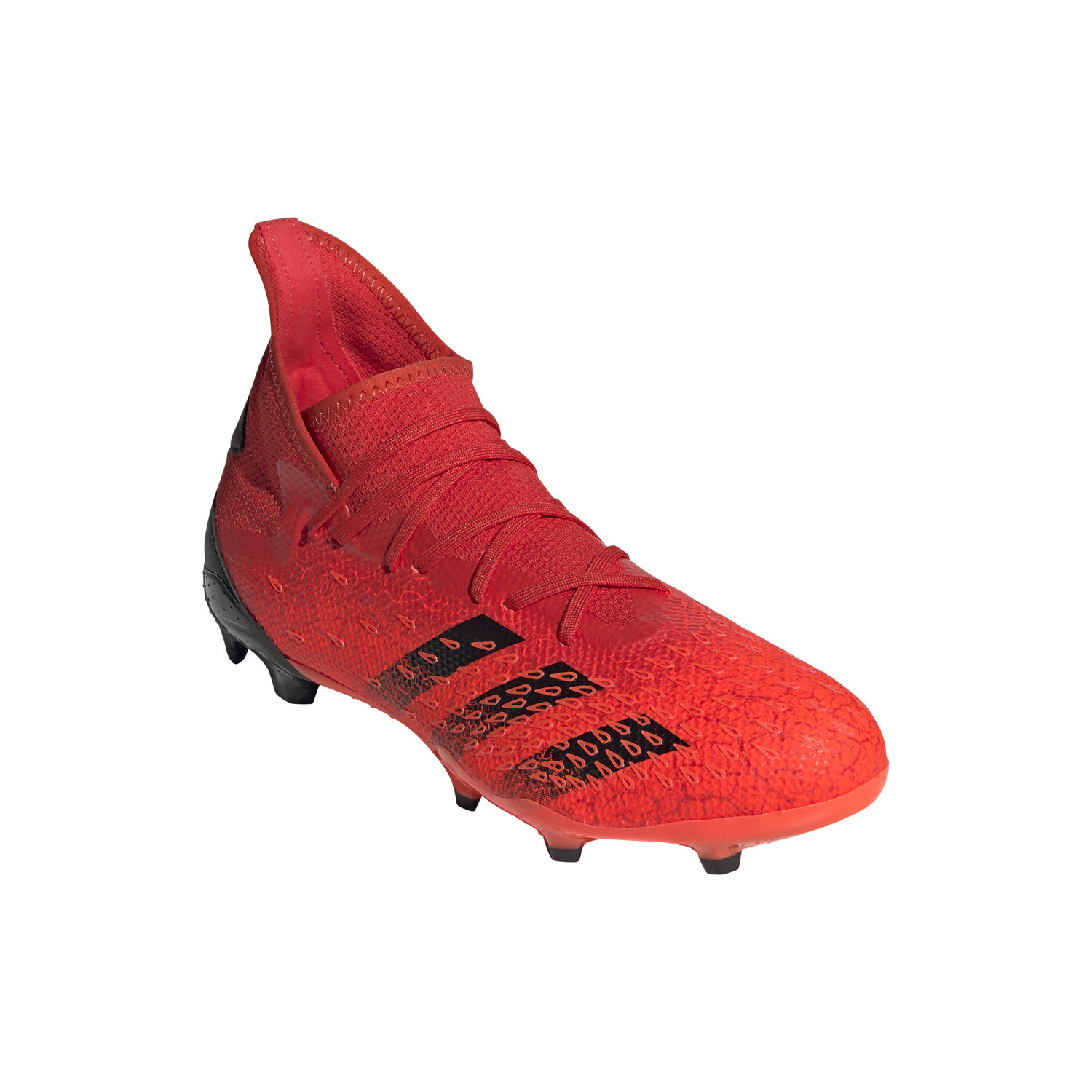 Adidas Predator Freak 3 Montante FG Rouge Noir Sur Foot Fr