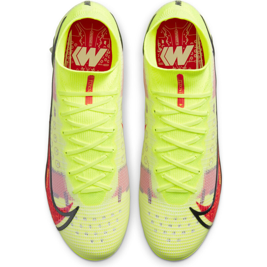 Nike Mercurial Superfly 8 Elite SG-Pro Anti-Clog jaune rouge